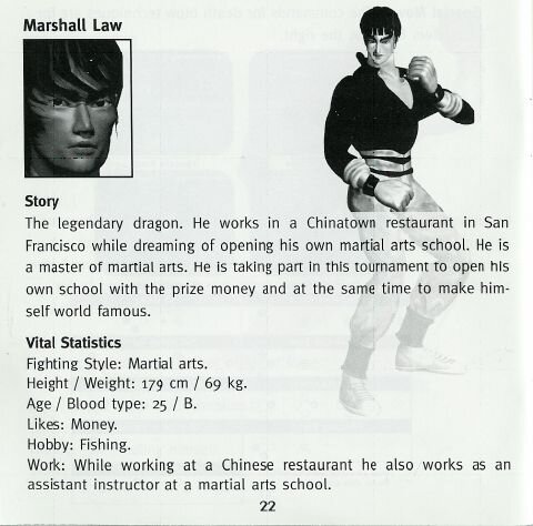 characters of tekken 1