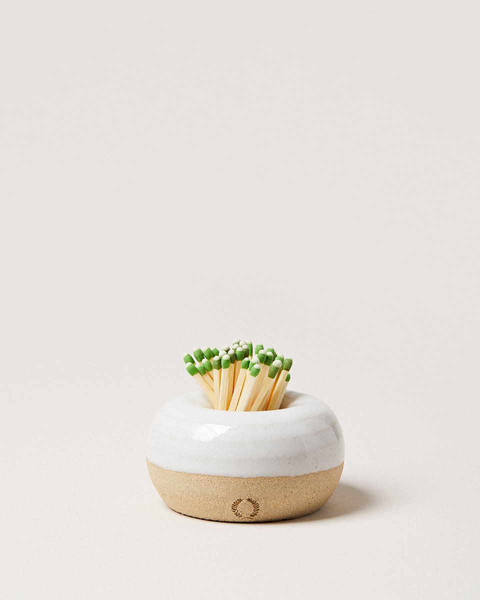 Farmhouse_Pottery_Glazed_Donut_Match_Striker_1.jpg