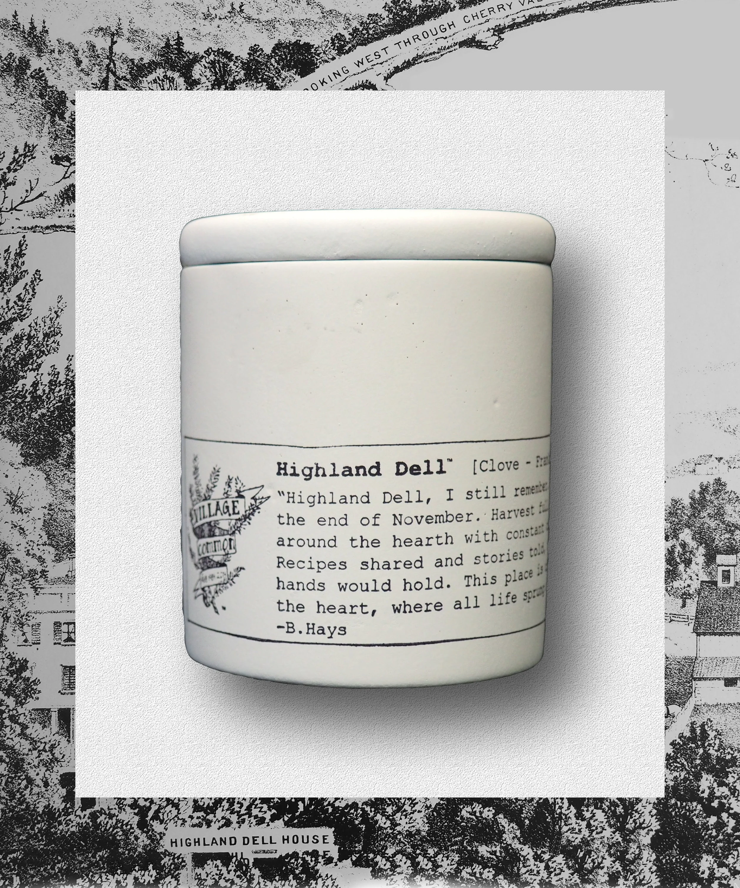VILLAGE COMMON Highland Dell Candle