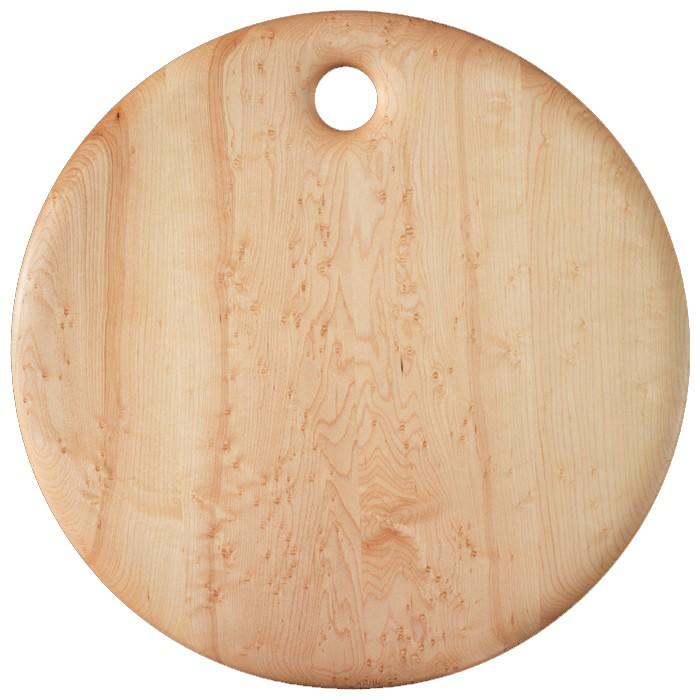EDWARD WOHL Breadboard Bird's Eye Maple - Round