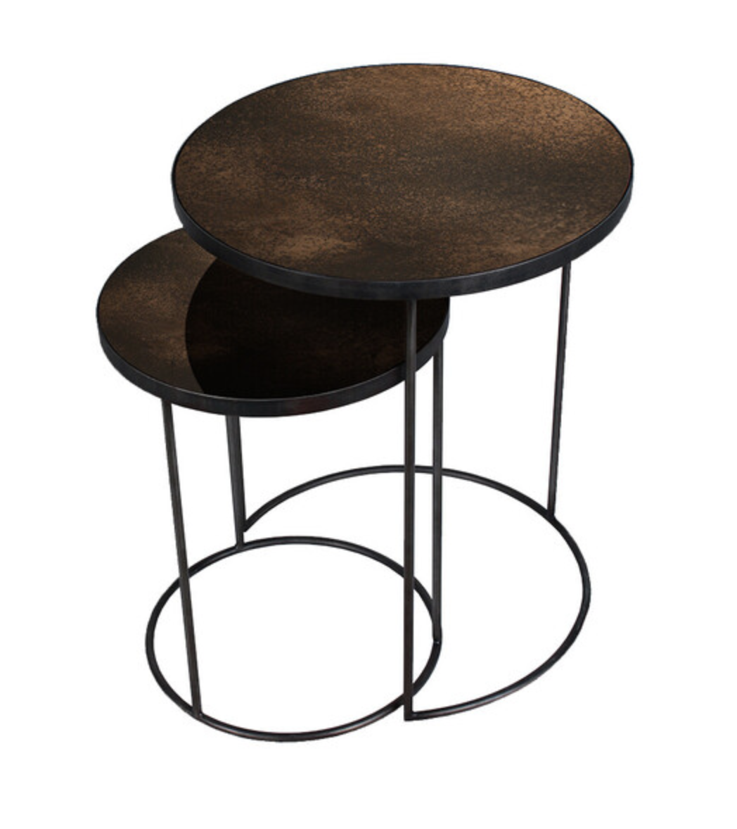 ETHNICRAFT Nesting Side Table - Set of Two