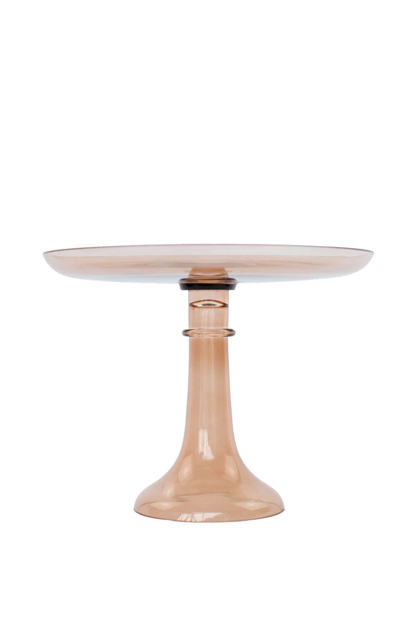 Amber Smoke Cake Stand
