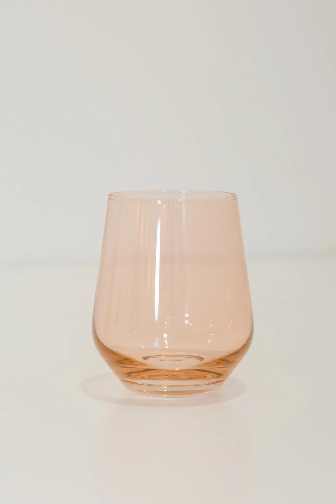 Blush Stemless Glassware