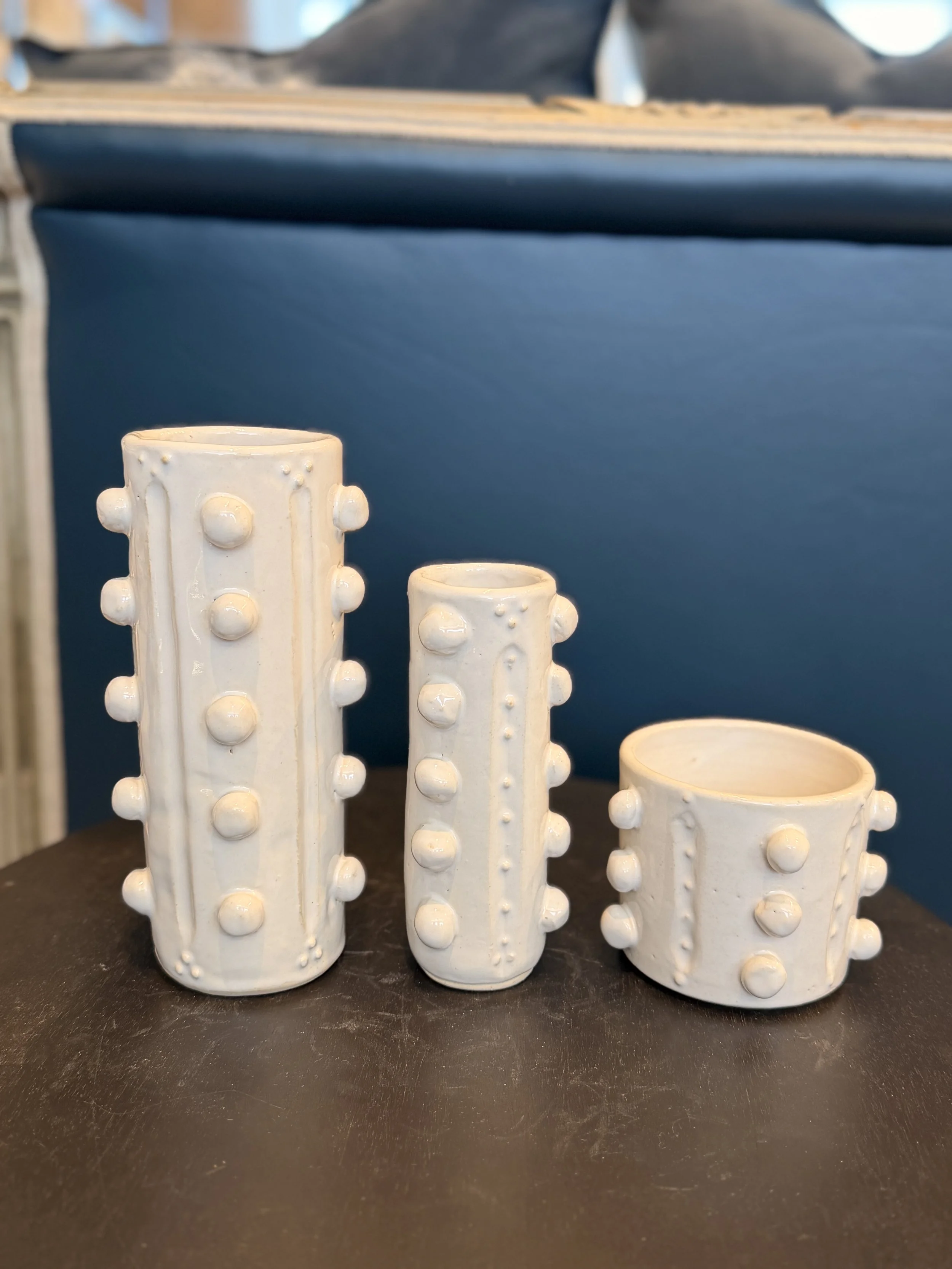 SHEILA FOX POTTERY  Aran Bubble Vase