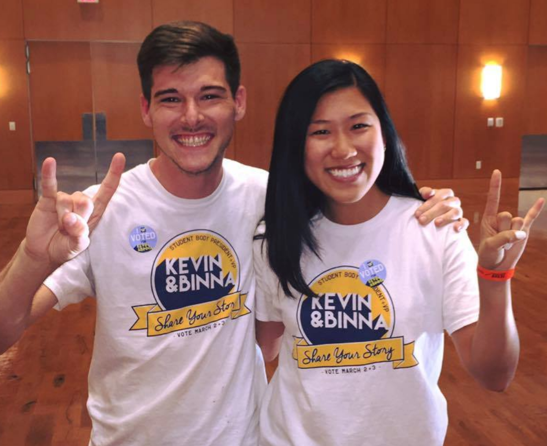 Kevin Helgrin and Binna Kim, 2016-2017 Executive Alliance