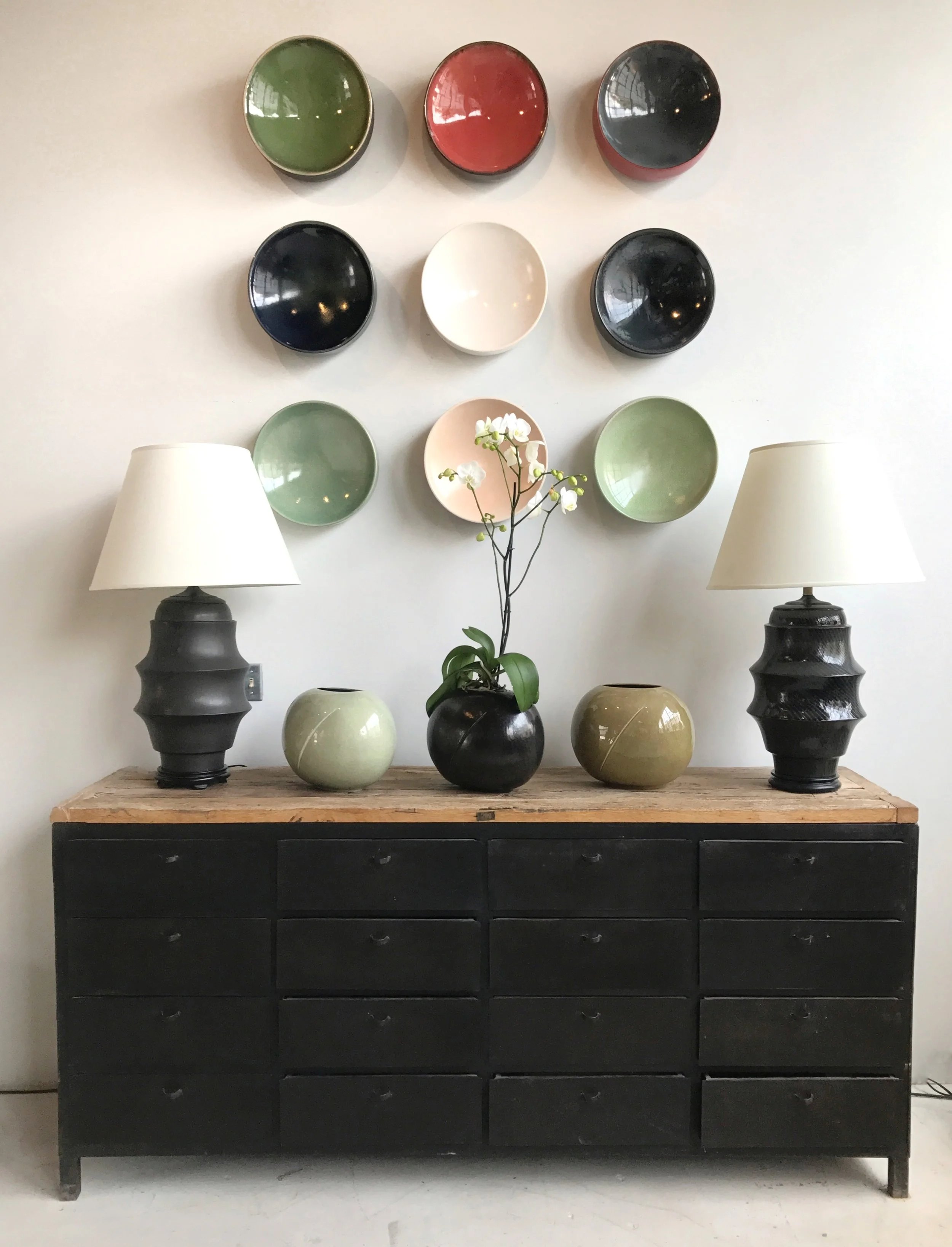 Aquila Bowls, Modena Lamps, Firenze Vases