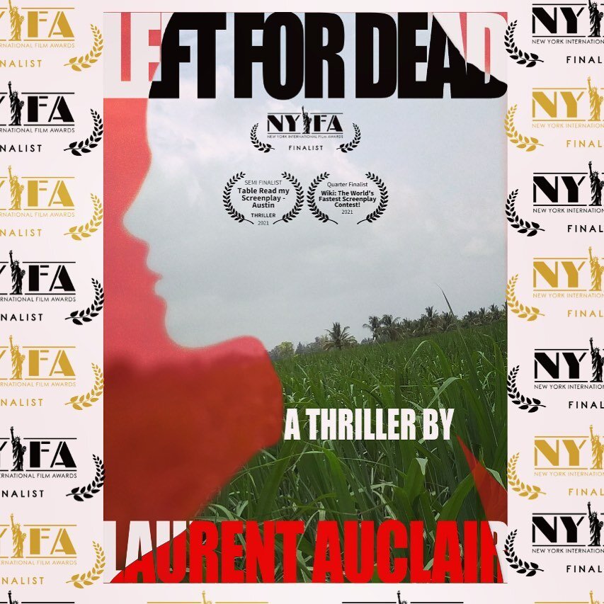 😱 Entering the last stretch!😱
My thriller screenplay 🪦Left For Dead🪦 is now a Finalist at the New York International Film Awards!
🤞🤞🤞
.
#screenplay #competition #finalist #leftfordead #nyifa #newyorkinternationalfilmawards #thriller #screenwri