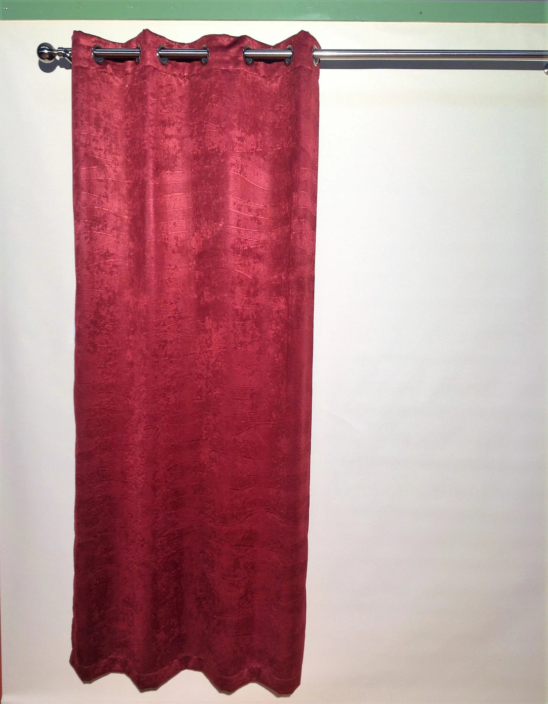 Lined eyelet curtain KLBC117 (213cm drop)