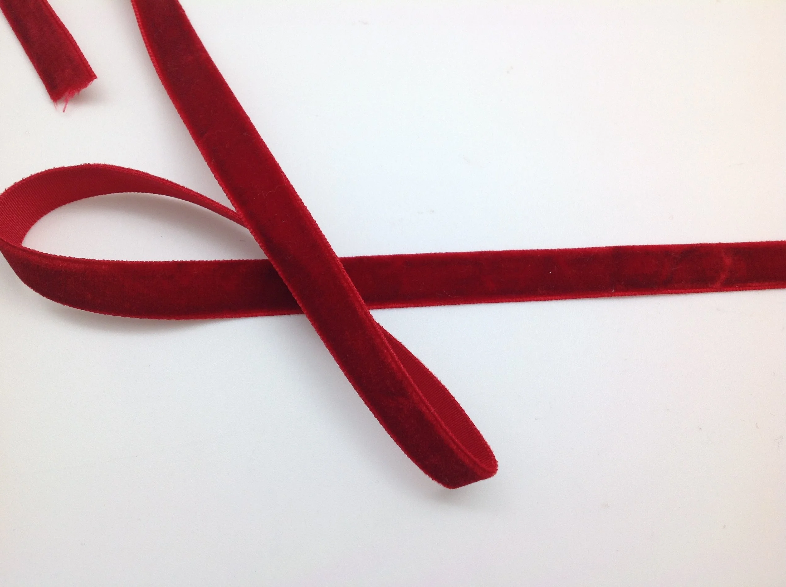 Tradway ribbon 12mm velvet ribbon-Red.JPG