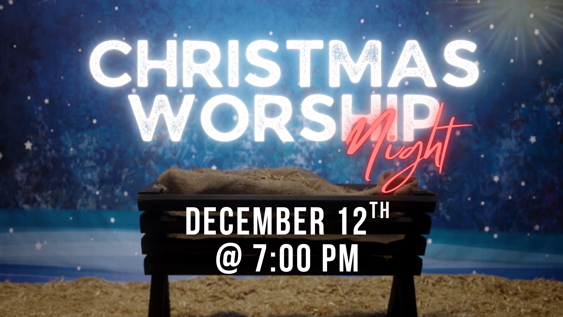 Worship Night featuring Christmas Carols