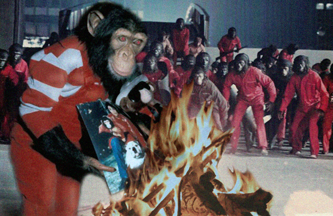 Ask me about my spoof screenplay Escape From the Battle Beneath (For the Conquest of) The Planet of the Apes . Seriously. Ask.
