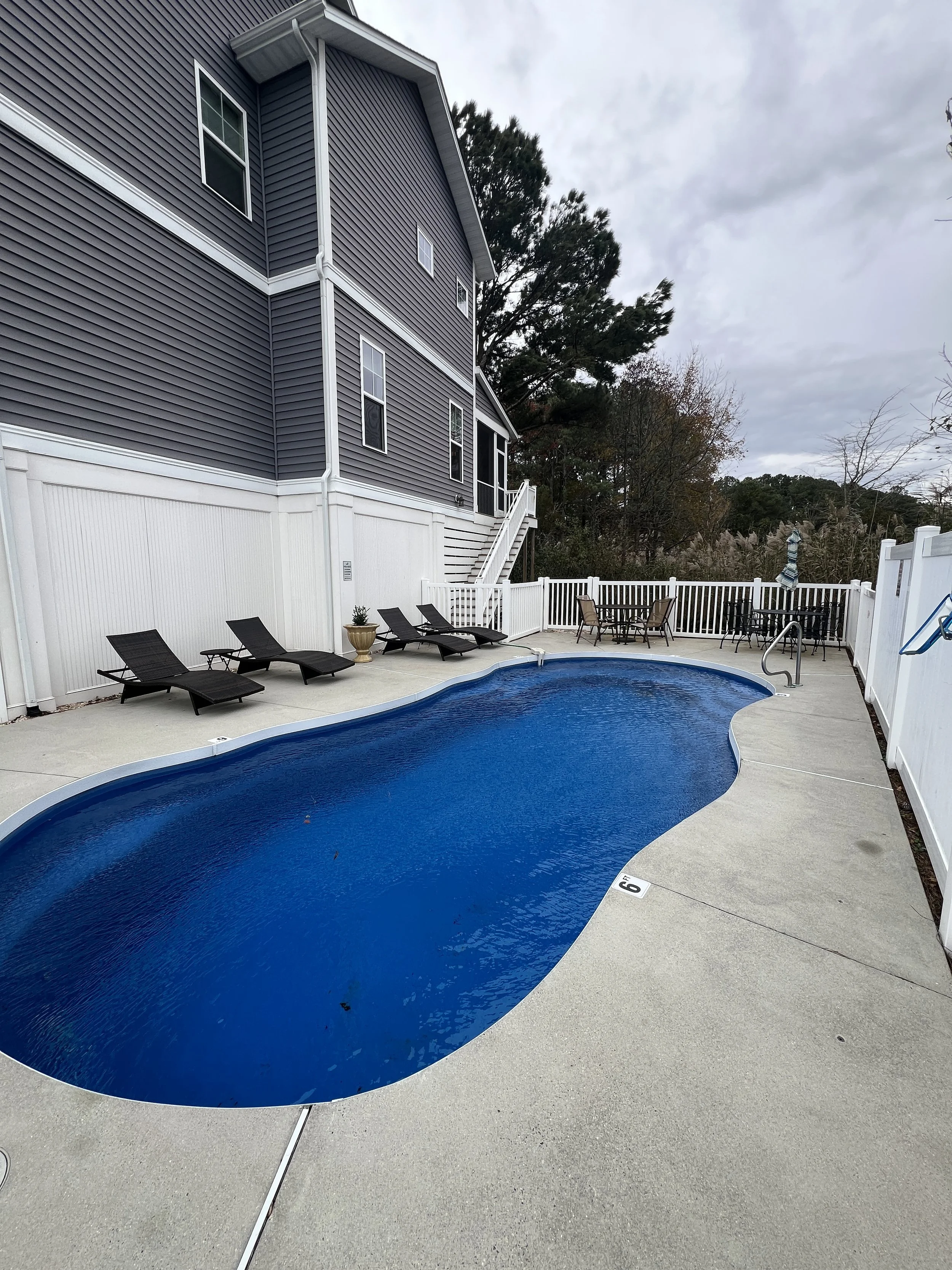 Pool - View up to Screened Porch