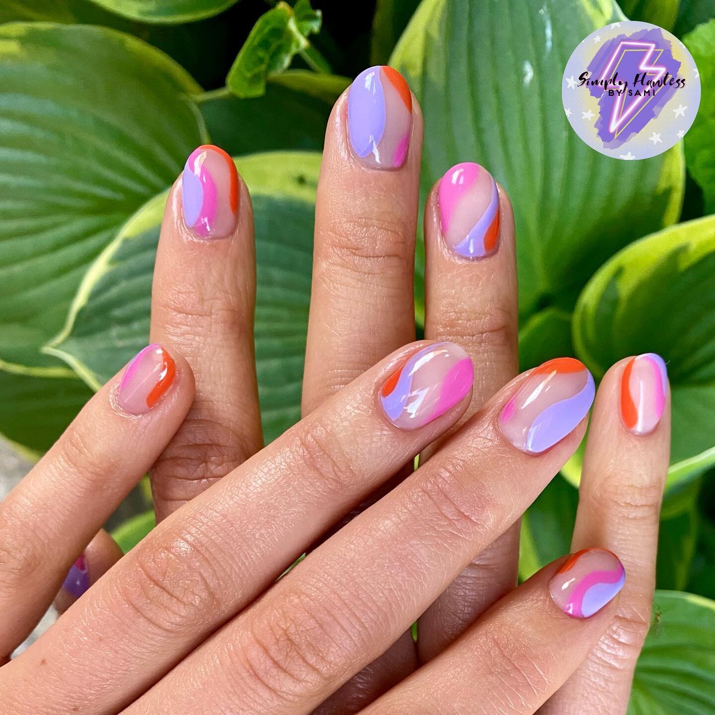 🧡💜🩷ડꪊꪑꪑꫀ𝕣🩷💜🧡
•
•
•
#cnd#cndshellac#shellac #springmani#abstractnails #nailharmony#gelish #thegelbottle #opigelcolor#springnails #gelmanicure#gelpolish #gelpolishmanicure #naturalnails#healthynails #ctnails#newhavennails #ctnaila