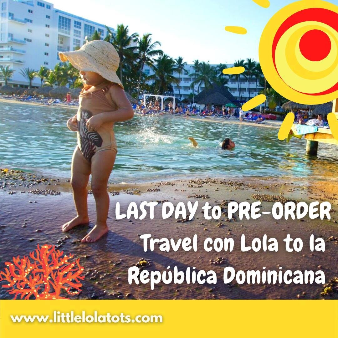 LAST DAY TO PRE-ORDER! We can't believe it's here. We truly appreciate the out pour of support that our little Lola &amp; tots familia has shown us and cannot wait to share this book with you all. If you have not ordered your copy or made a pledge, y