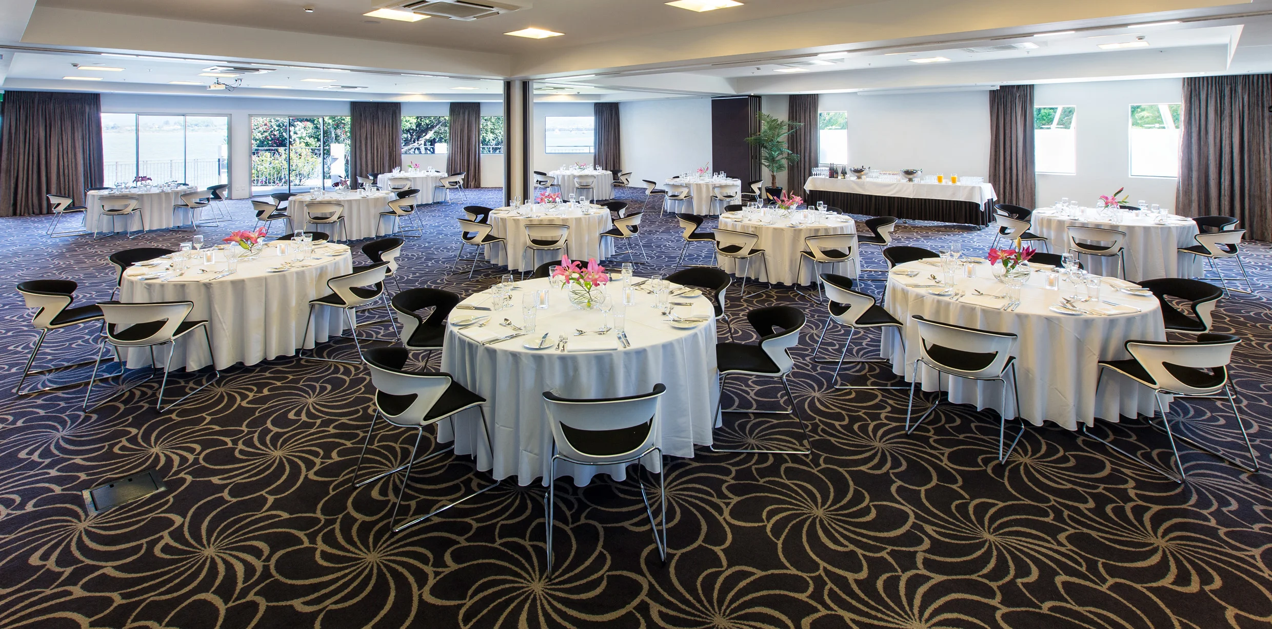 Trinity Rooms Combined - banquet style seating