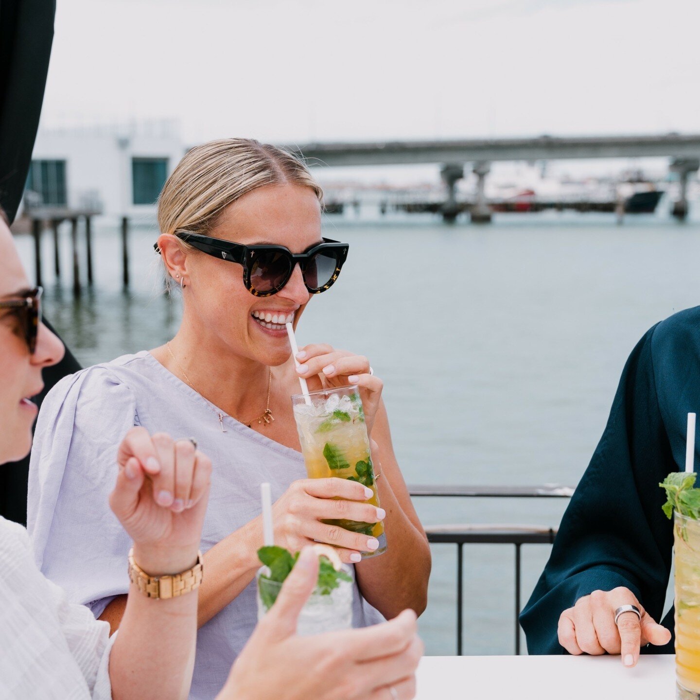 Last call for daylight saving sunshine! 🌞 Make every moment count and bask in the post-work glow on our sunny deck this week. 
.
.
.
#waterfrontbar #tauranga #cocktails #workdrinks