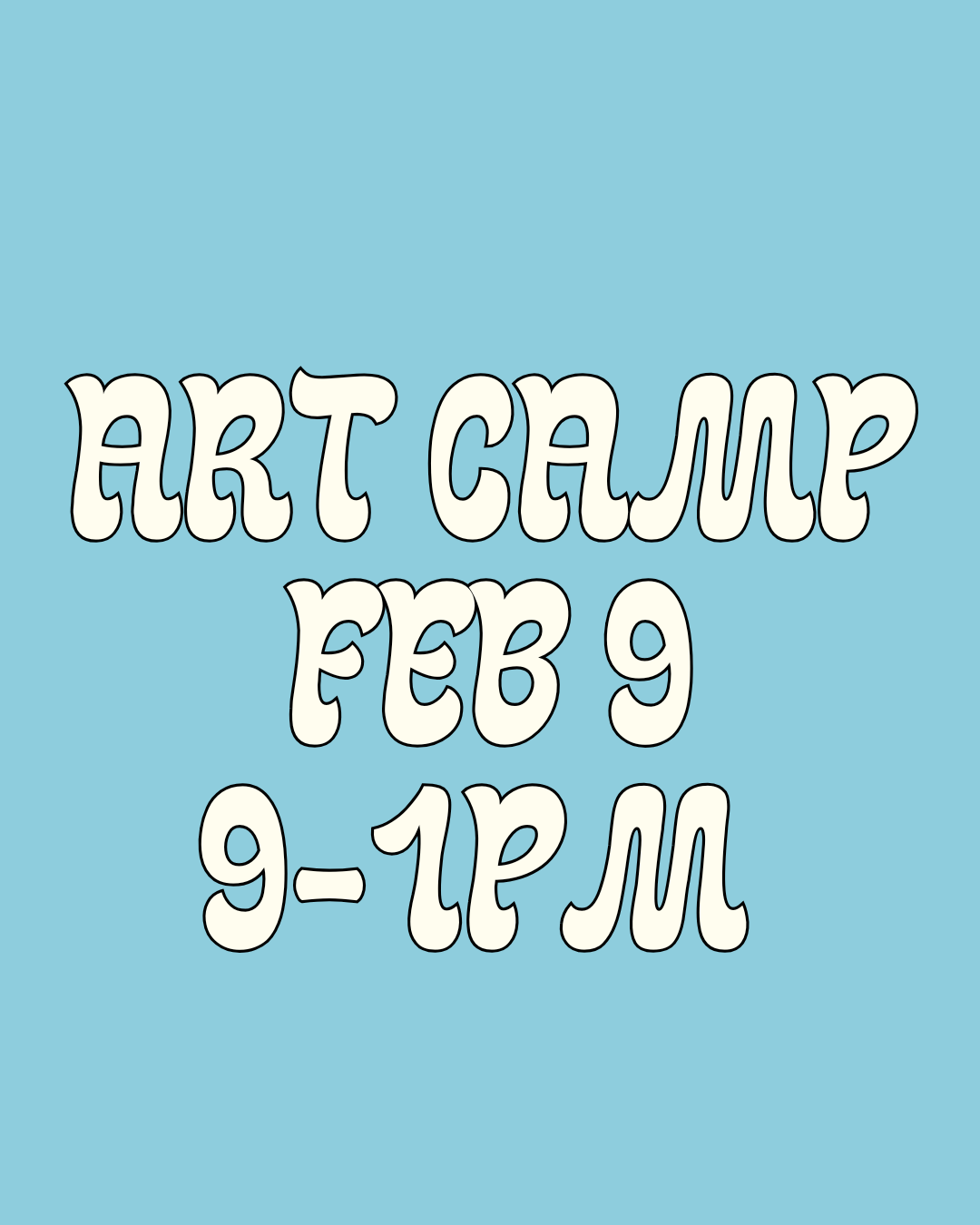 HB 2/9 Art Day Camp