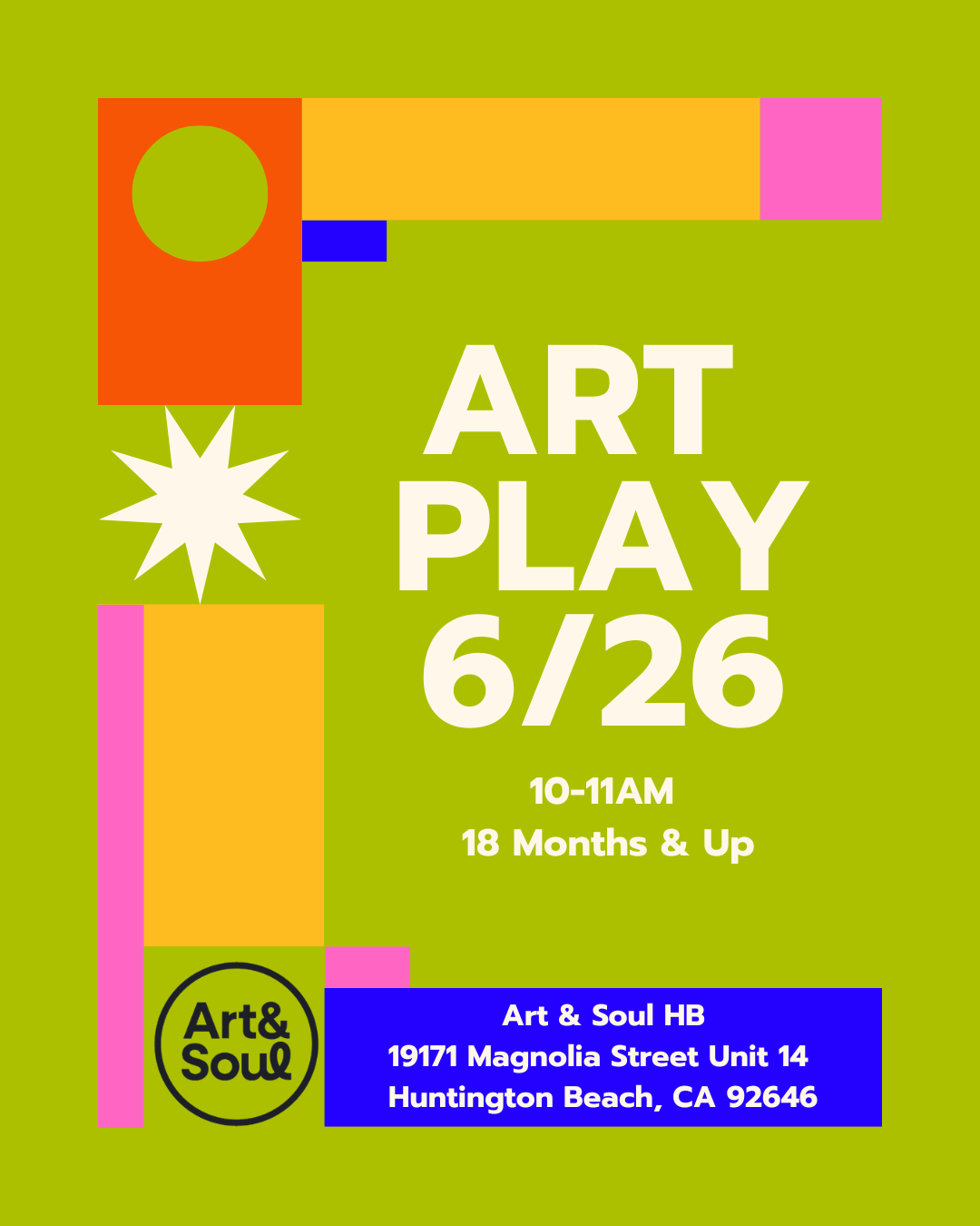 HB 6/26 Art Play