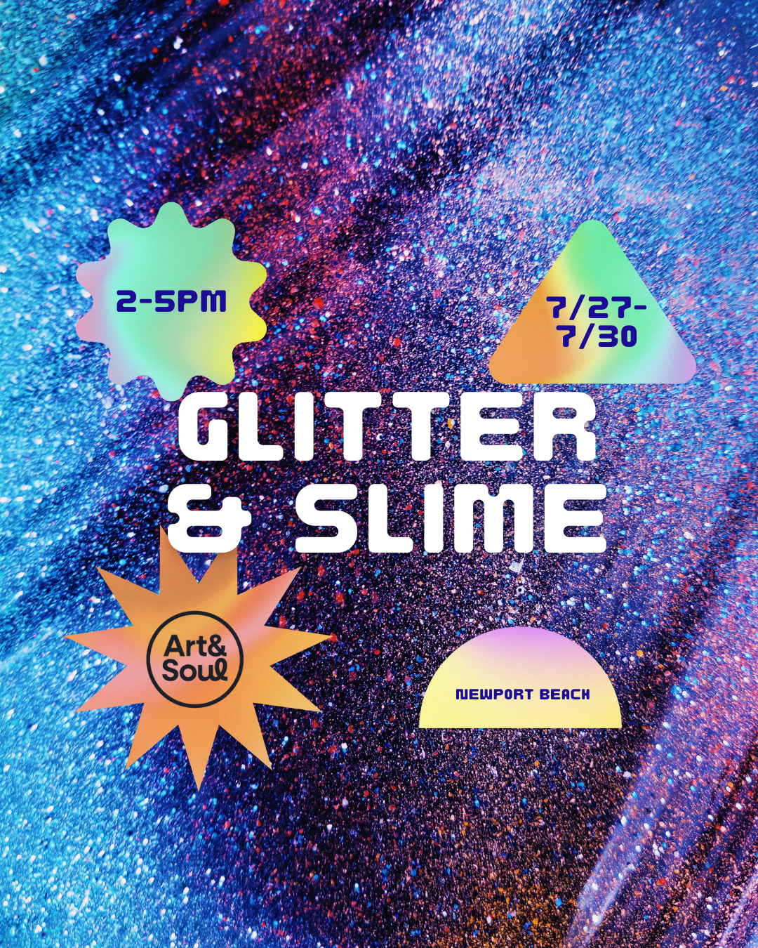NB Camp Glitter & Slime 7/27-7/30 Afternoon 2-5PM