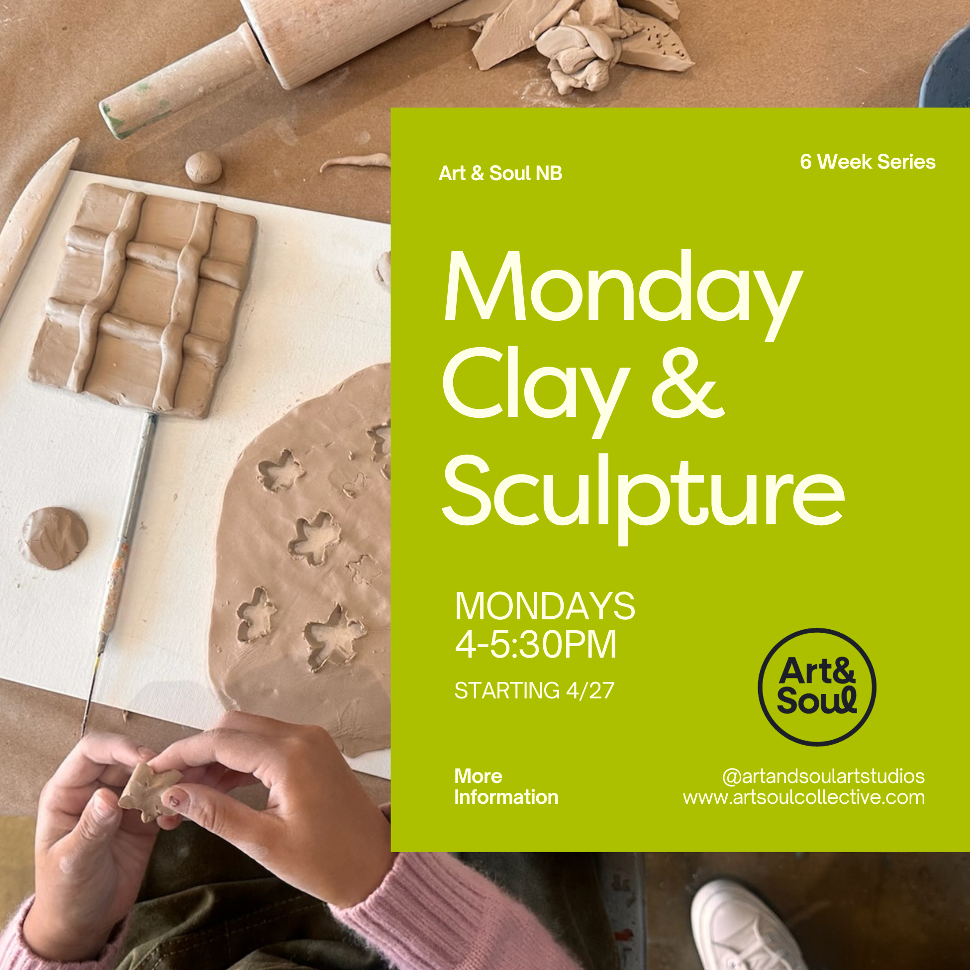 Monday Clay & Sculpture 4/27