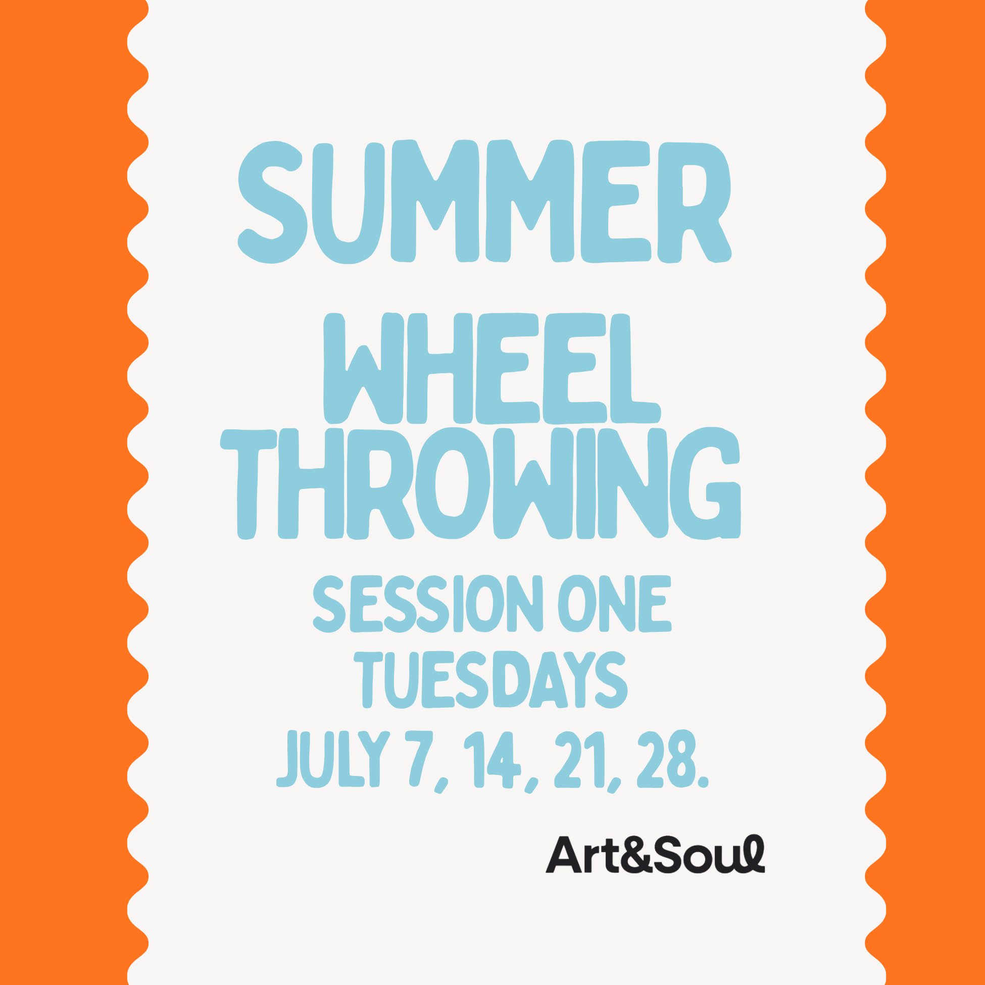 HB Summer Wheel Throwing Tuesdays: Session One 7/7