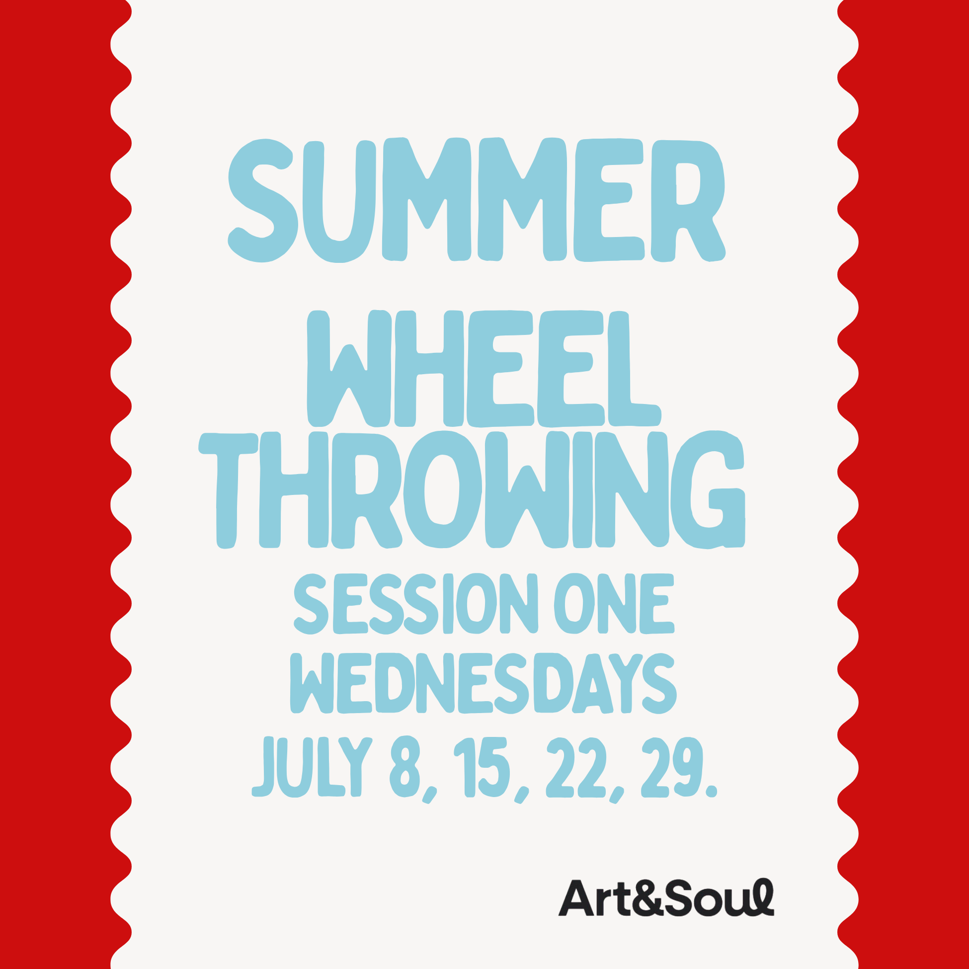 HB Summer Wheel Throwing: Session One 7/8