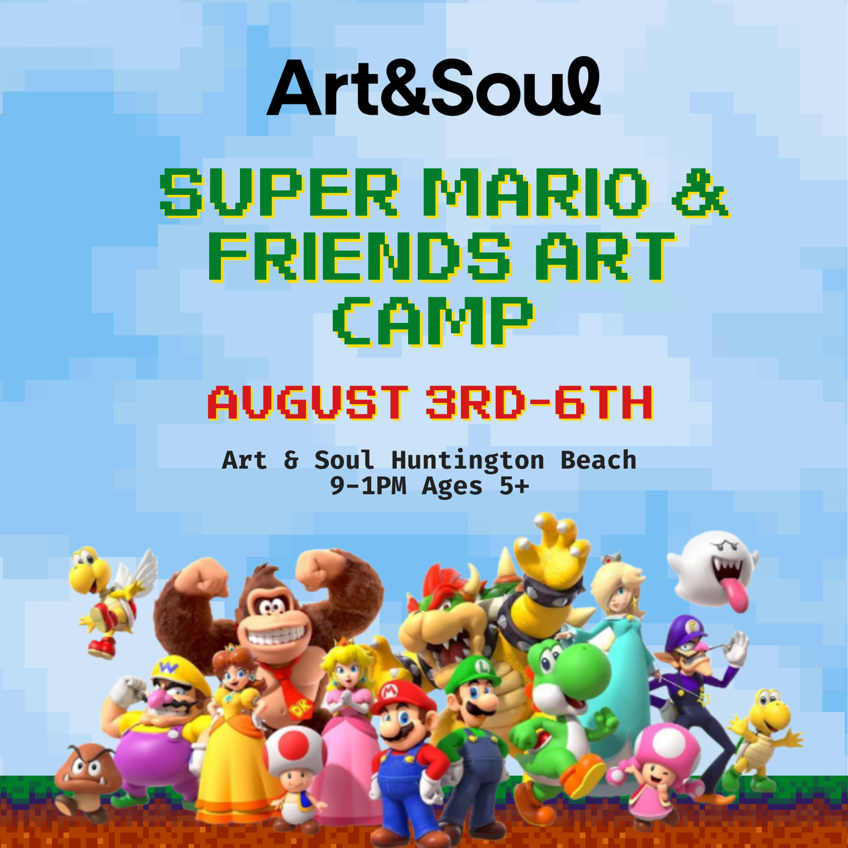 HB Camp Super Mario & Friends 8/3-8/6