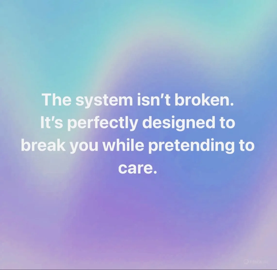 We can’t turn to the same system that created the problem for the solutions.