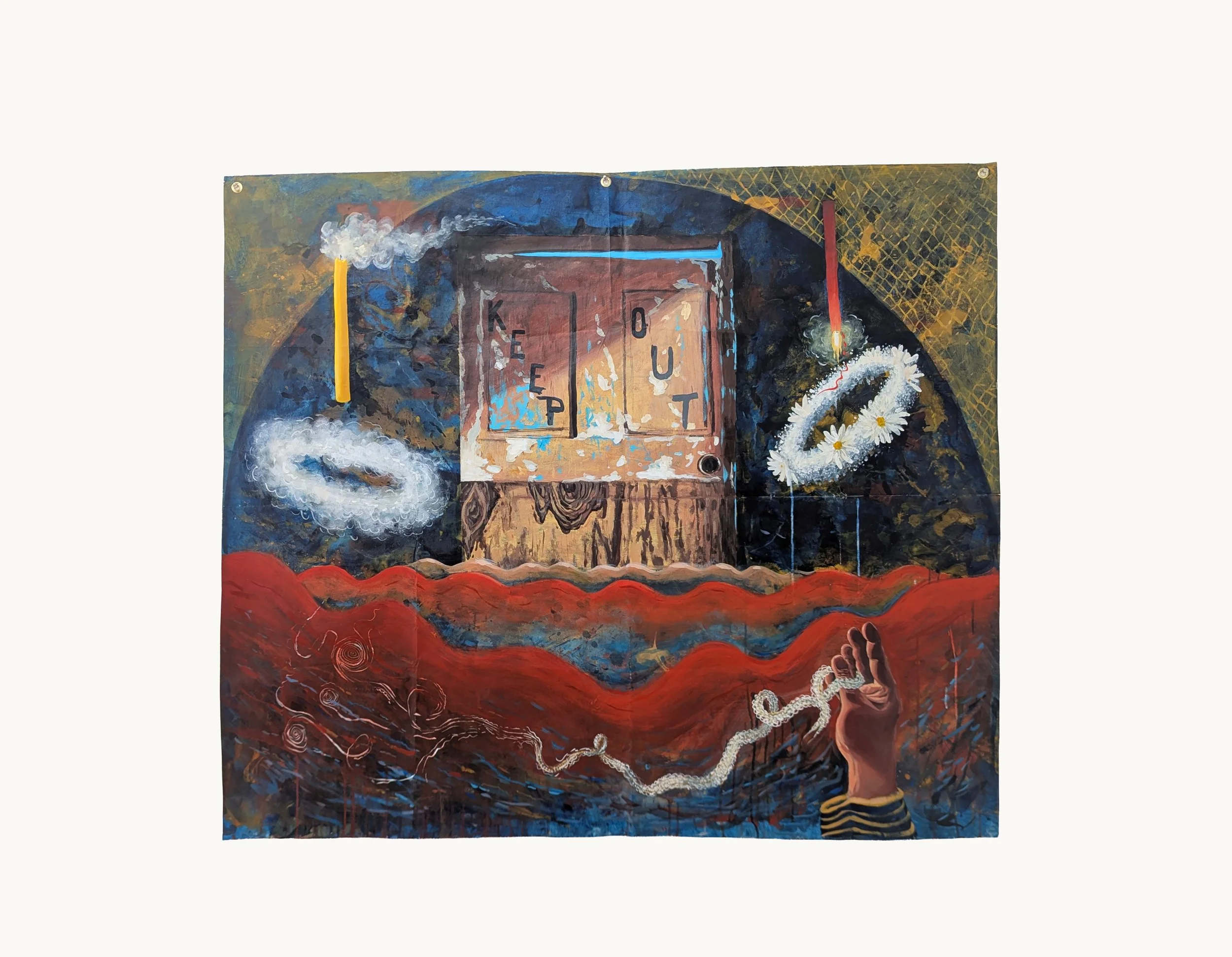 Old Colony
acrylic and colored pencil on canvas
48x64 inches