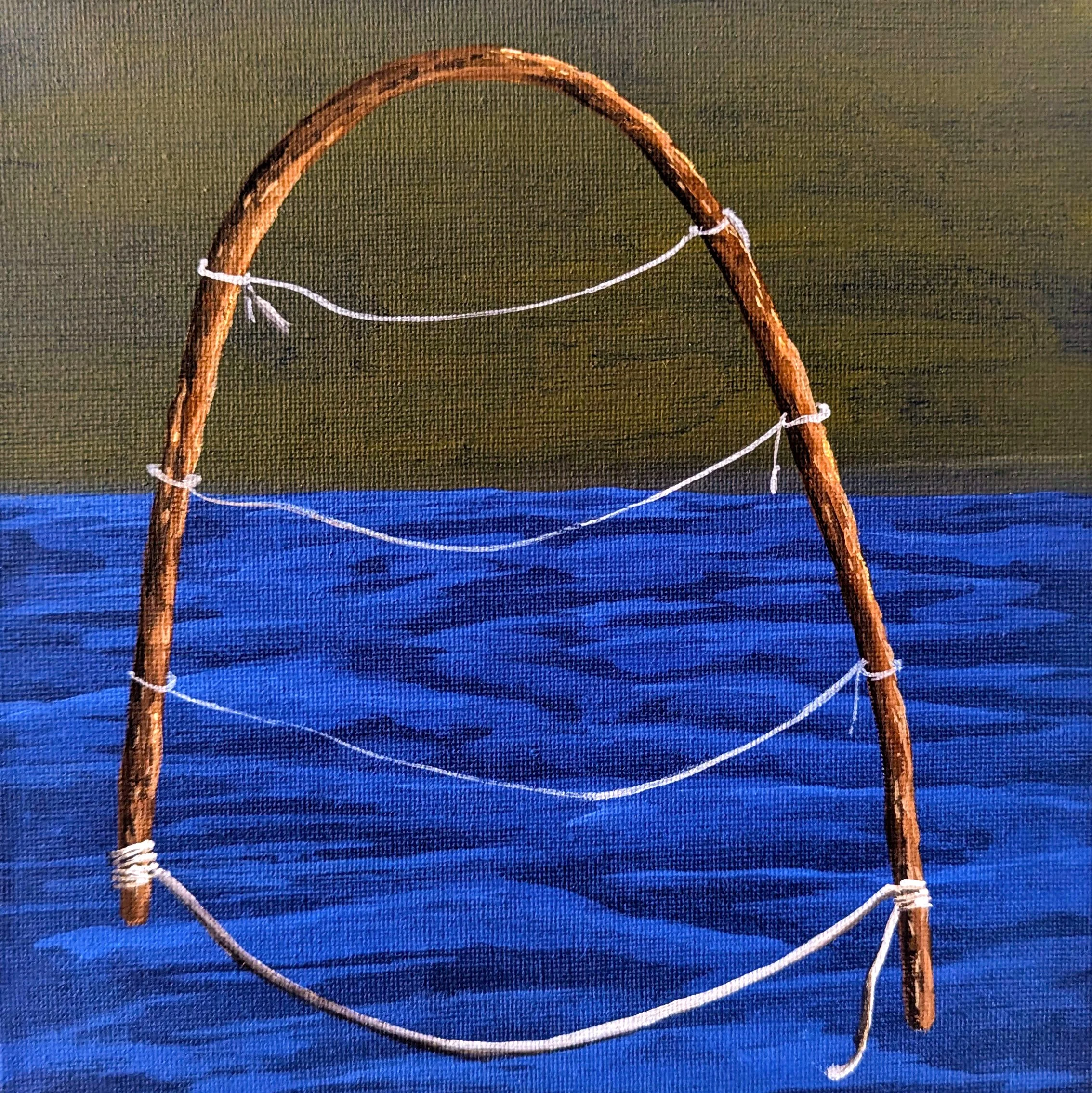 Dry
acrylic and gouache on canvas
8x8 inches