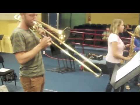 APO Players rehearsing over Hip Hop tracks in prep for 2013 Auckland Arts Festival Performance