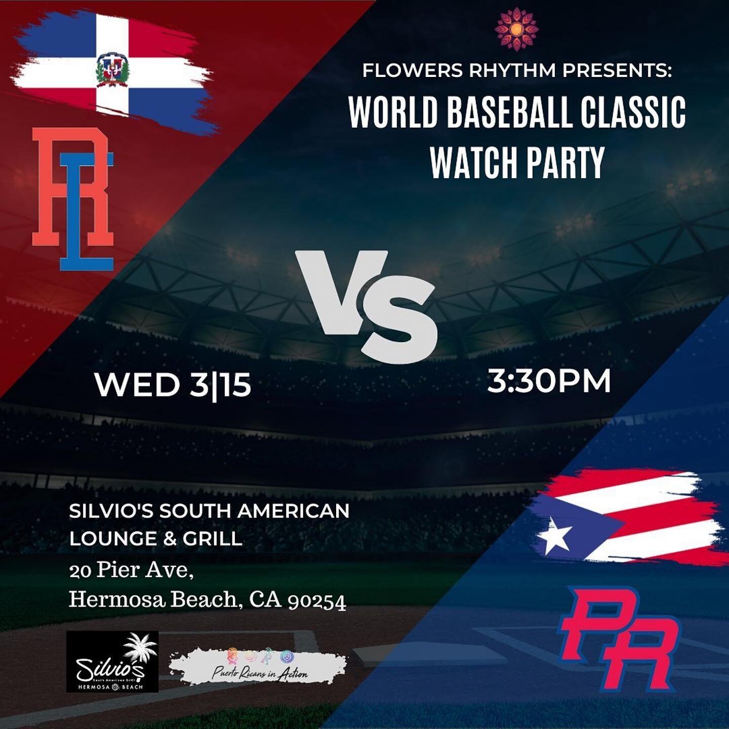 Hermosa Beach and nearby neighborhoods - @flowersrhythm
・・・
Calling all the primos en LA 🇵🇷🇩🇴
📍📺 South Bay meet up to watch the World Baseball ⚾️ Classic game at @silviosgrill 
.
🎶🎼 @tosstones