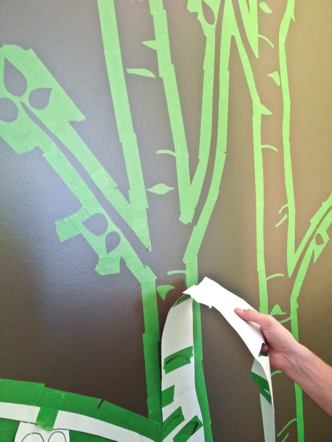 nursery mural step 9