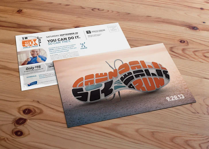 5K postcard mockup. Image copyright Jeff Miller, HellothisisJeff Design LLC