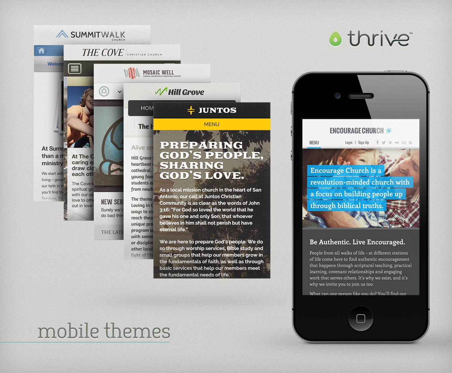 Thrive mobile themes