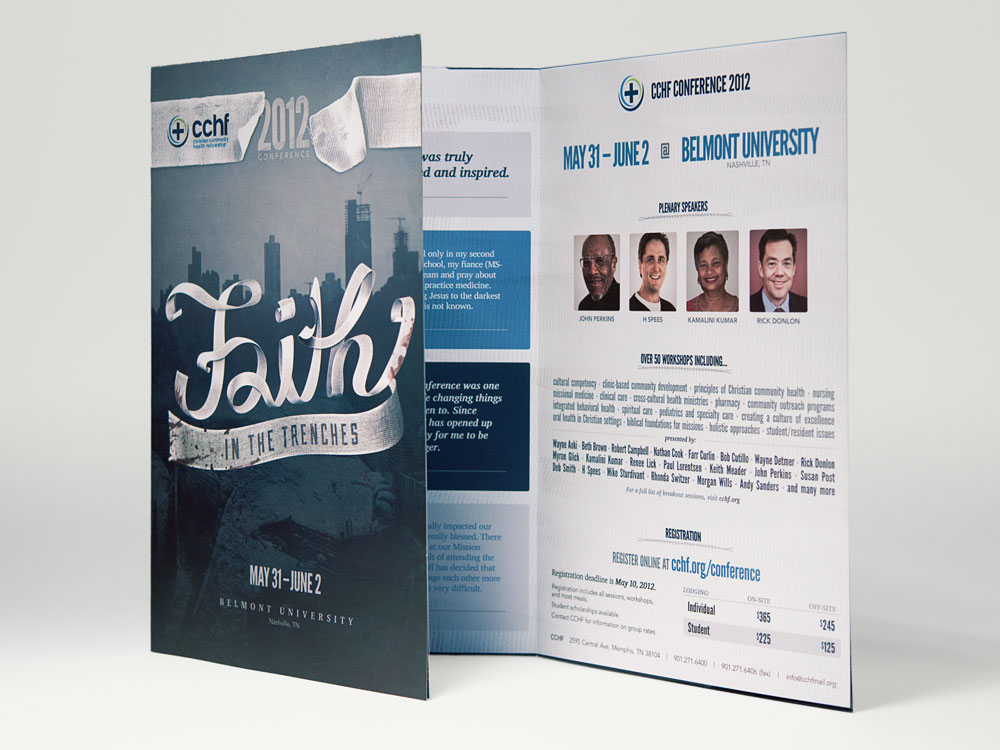 Faith tri-fold brochure interior