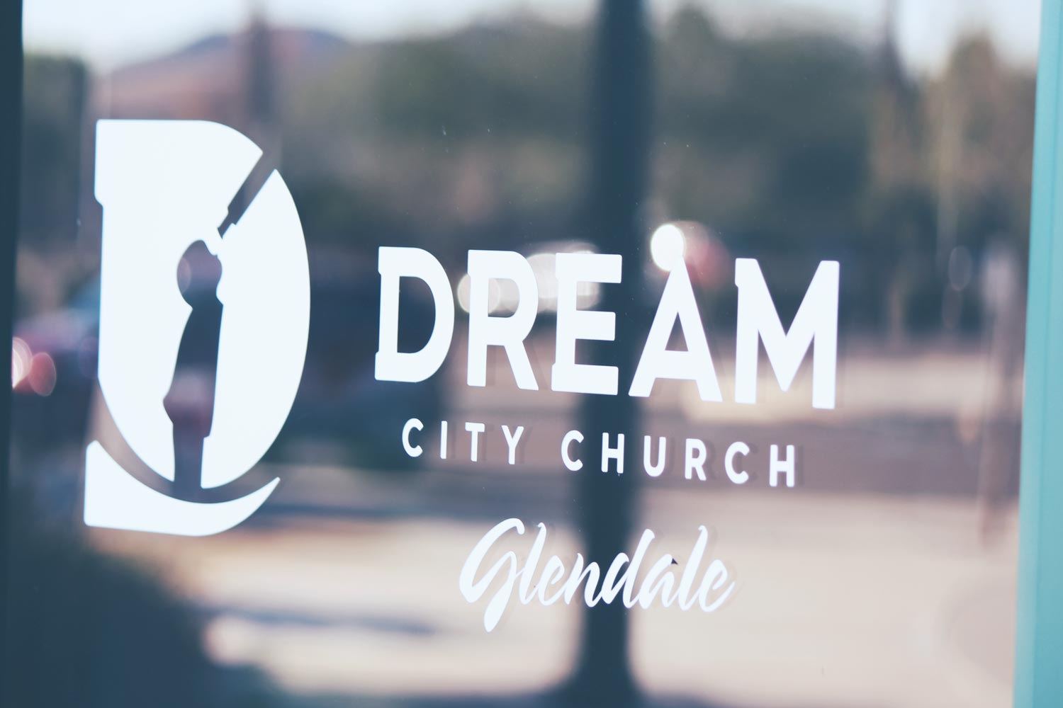 Dream City Church Glendale window decal