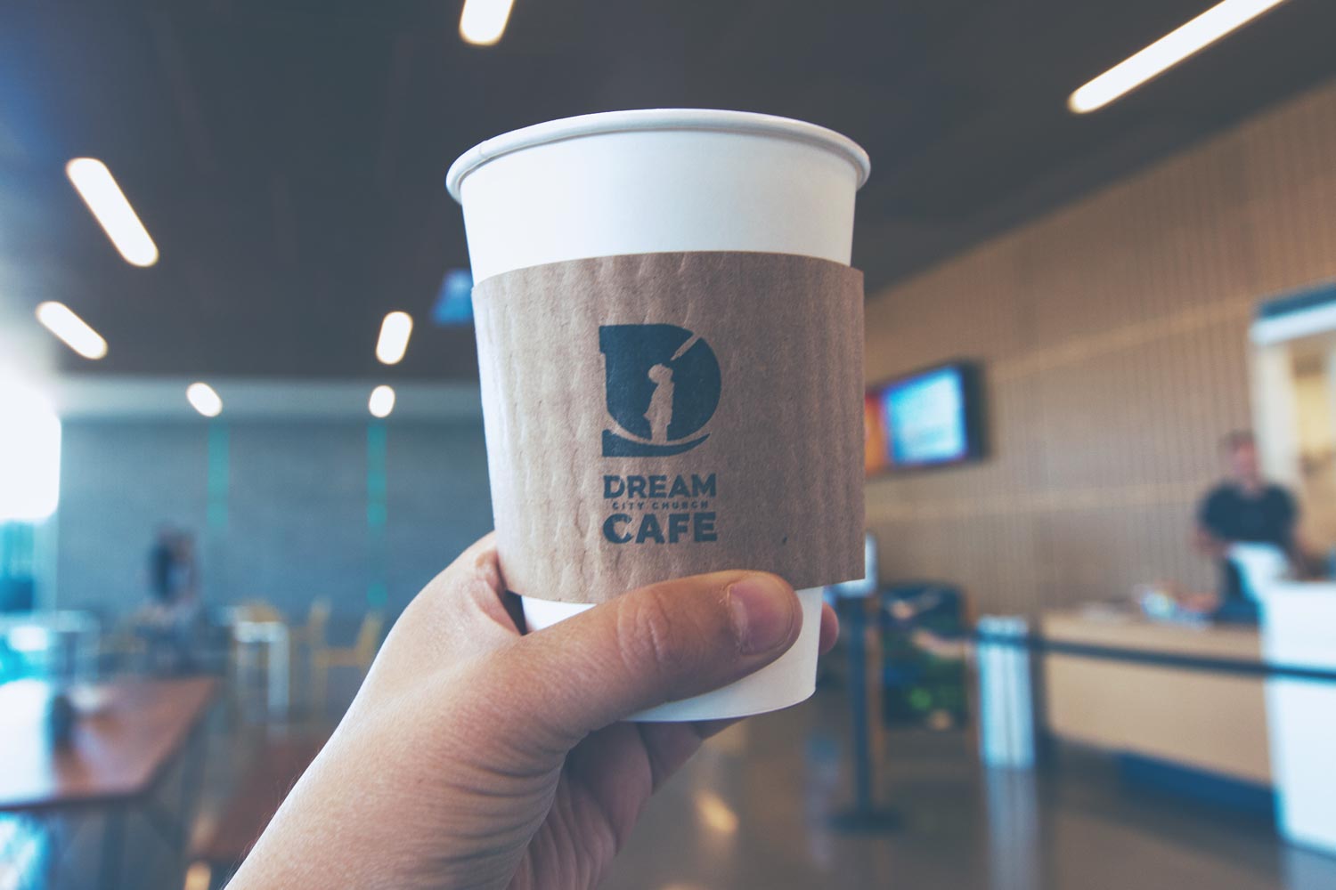 Dream City Church Cafe coffee cup