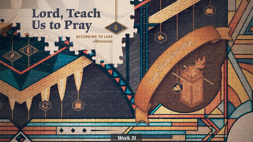 According to Luke – Lord, Teach Us to Pray miniseries graphic