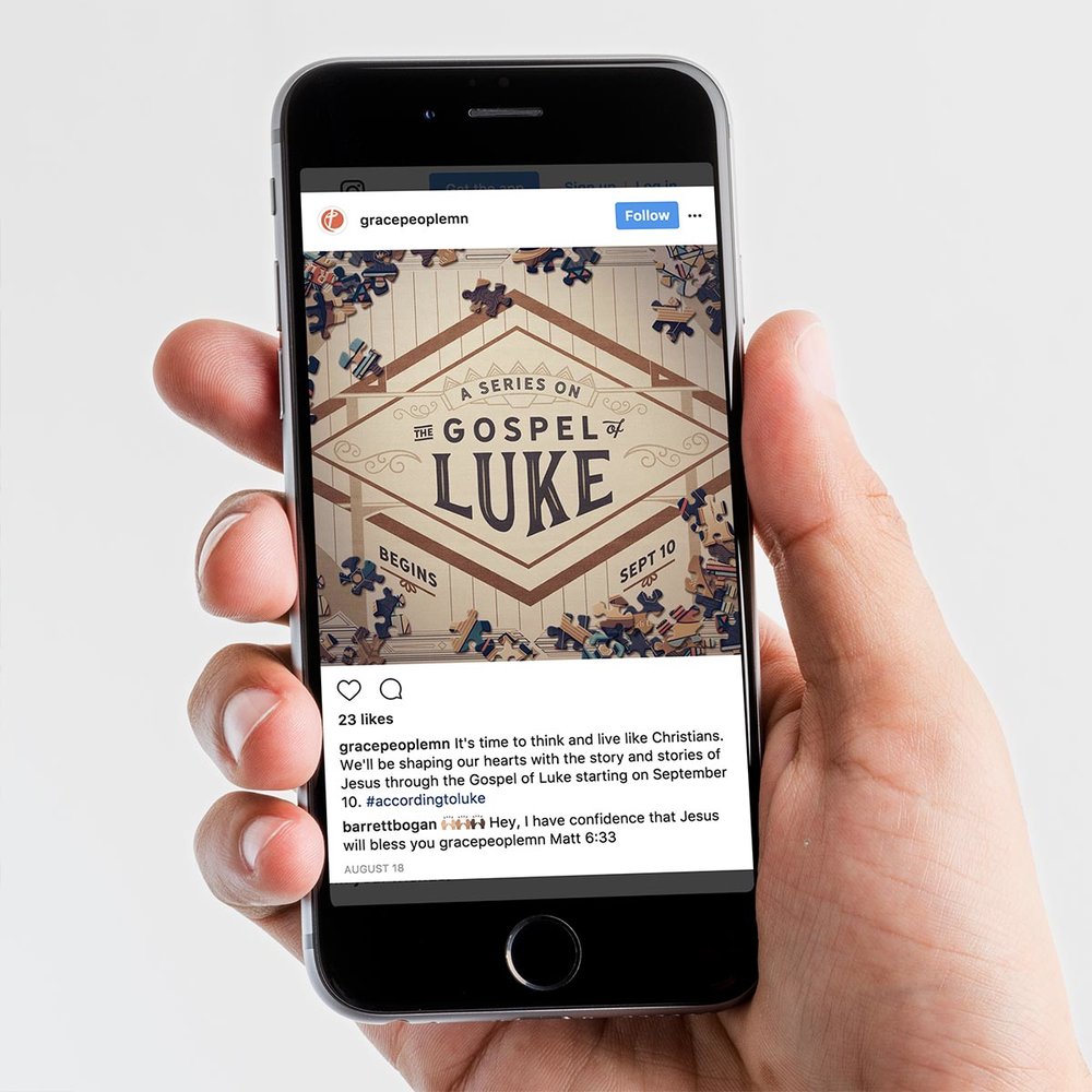 Luke series preview graphic on mobile