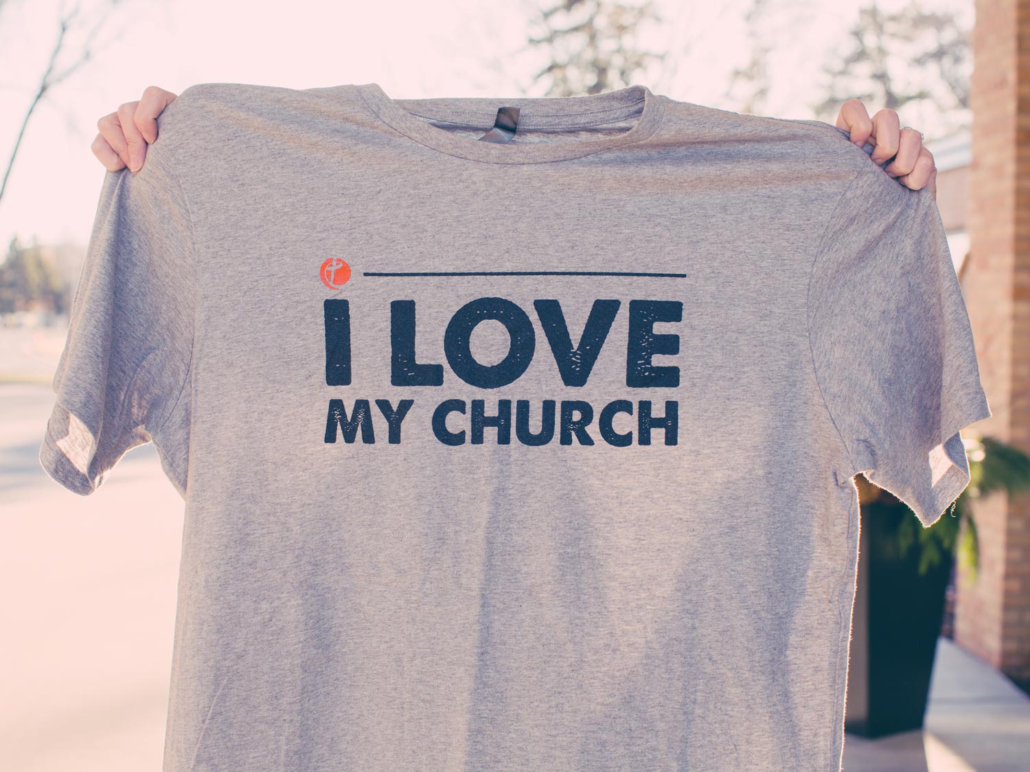 Community of Grace "I Love My Church" t-shirts