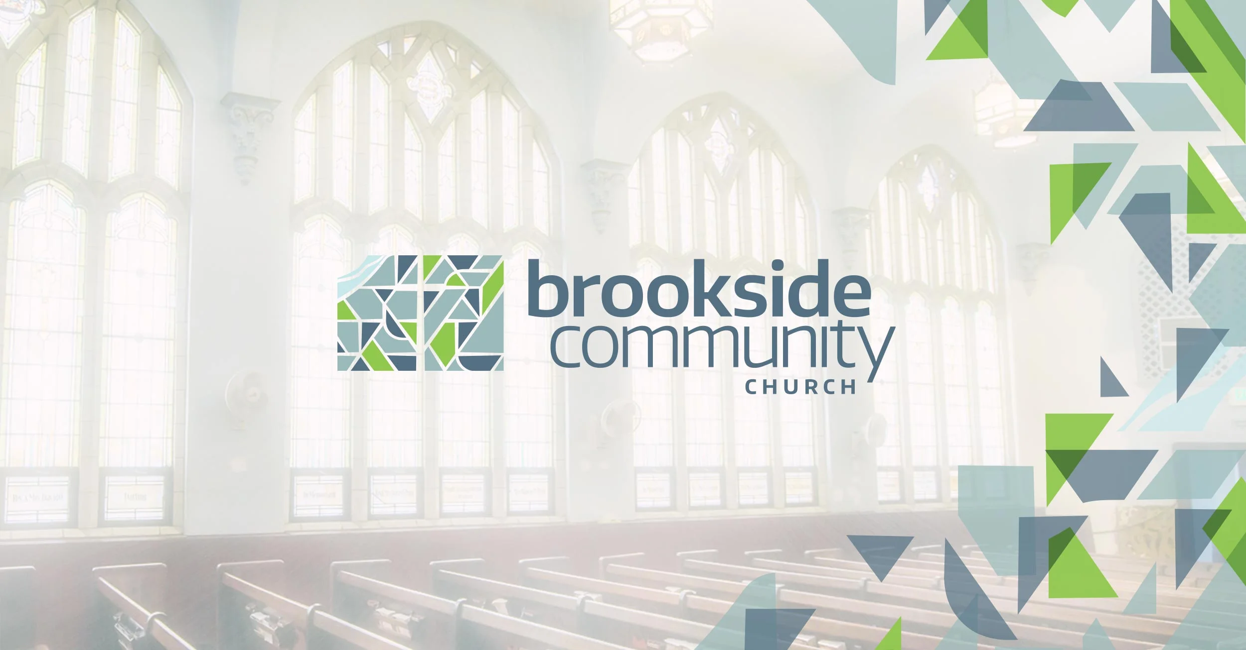 Brookside Community Church brand graphic. Design by Jeff Miller, HellothisisJeff Design