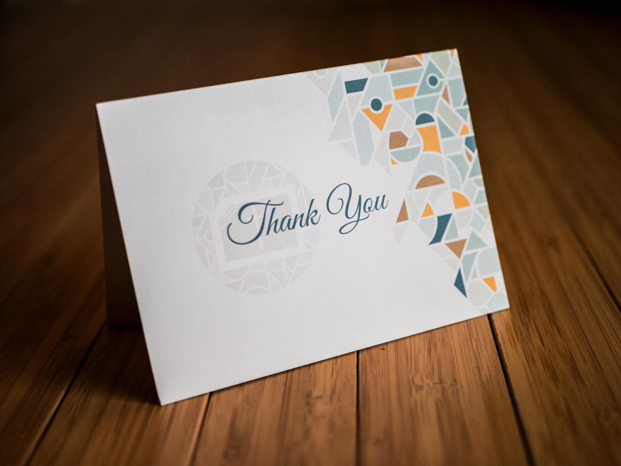 Brookside Community Development Corporation thank you notecard