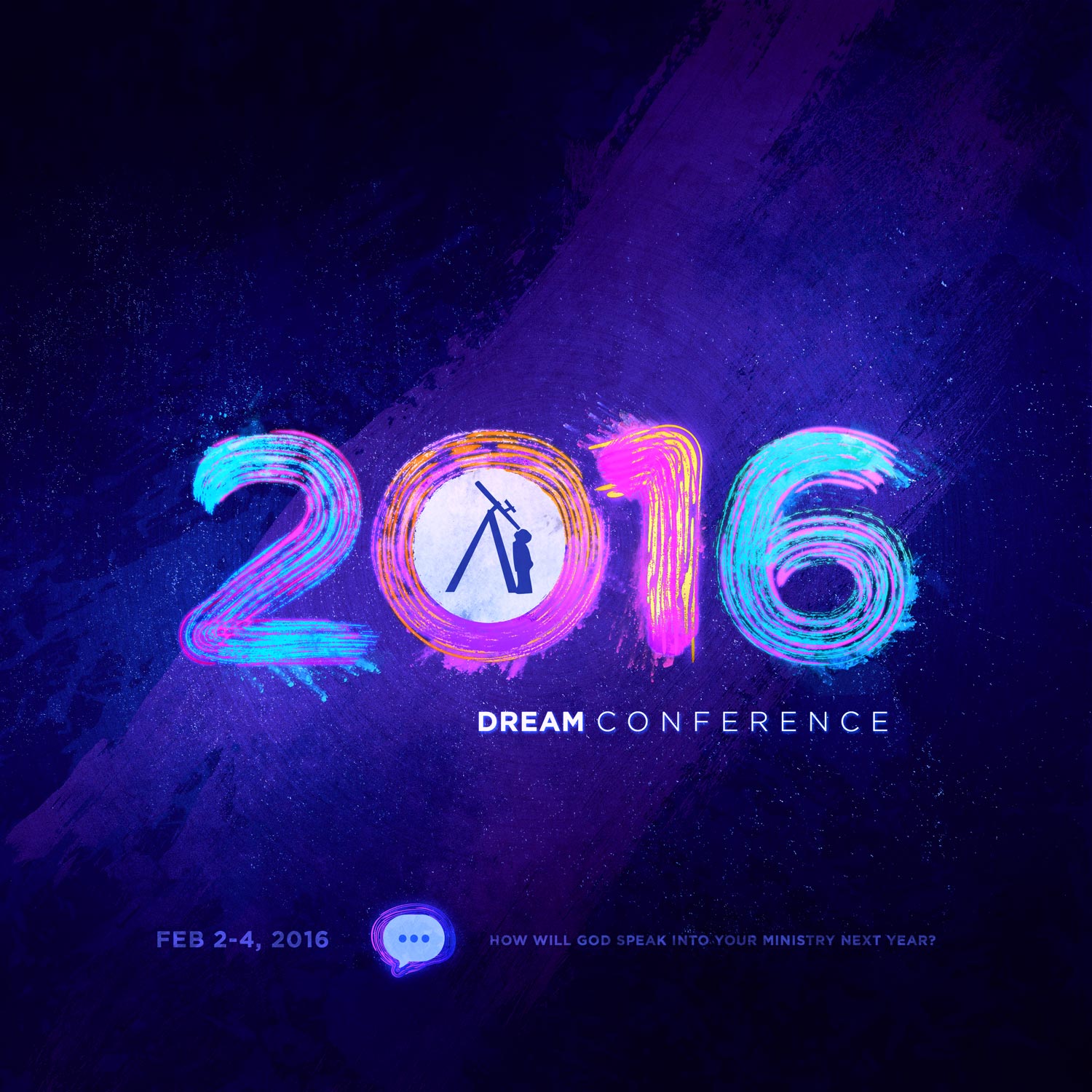 Concept for the 2016 Dream Conference teaser graphic