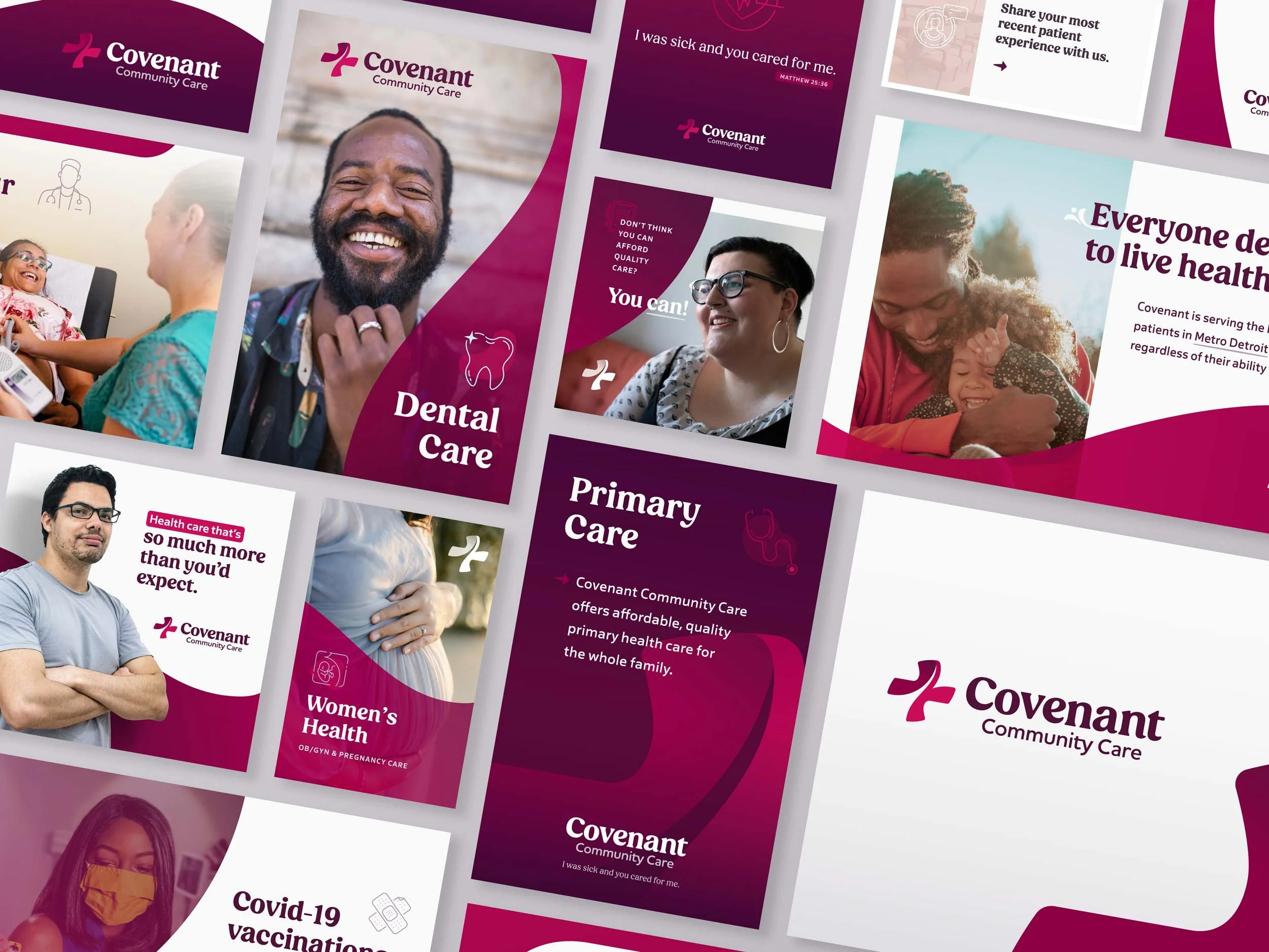 Covenant Community Care brand identity design