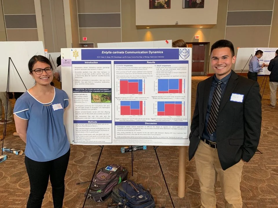 Undergraduates Shivika Ahuja and Matthew Udani win award at Sigma Xi symposium