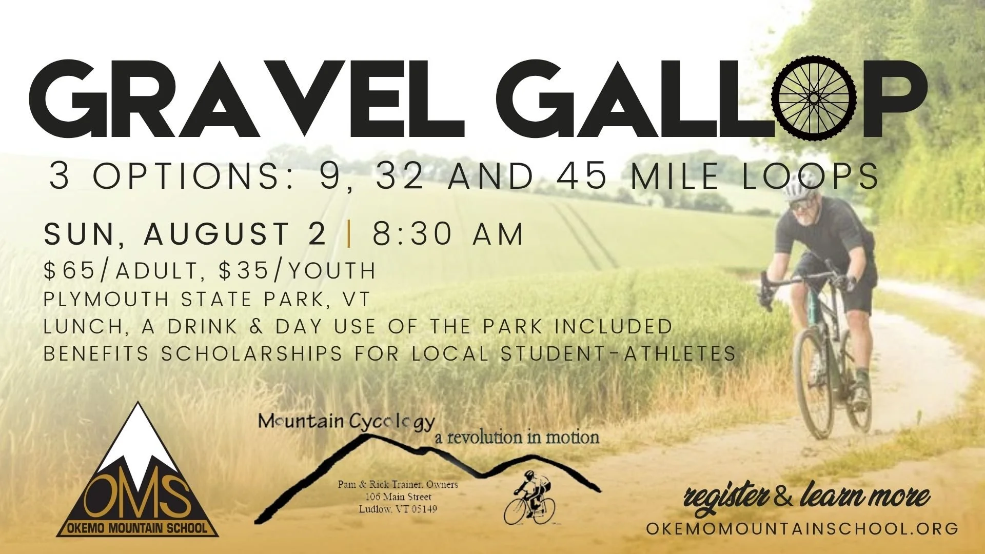 Gravel Gallop for Okemo Mountain School