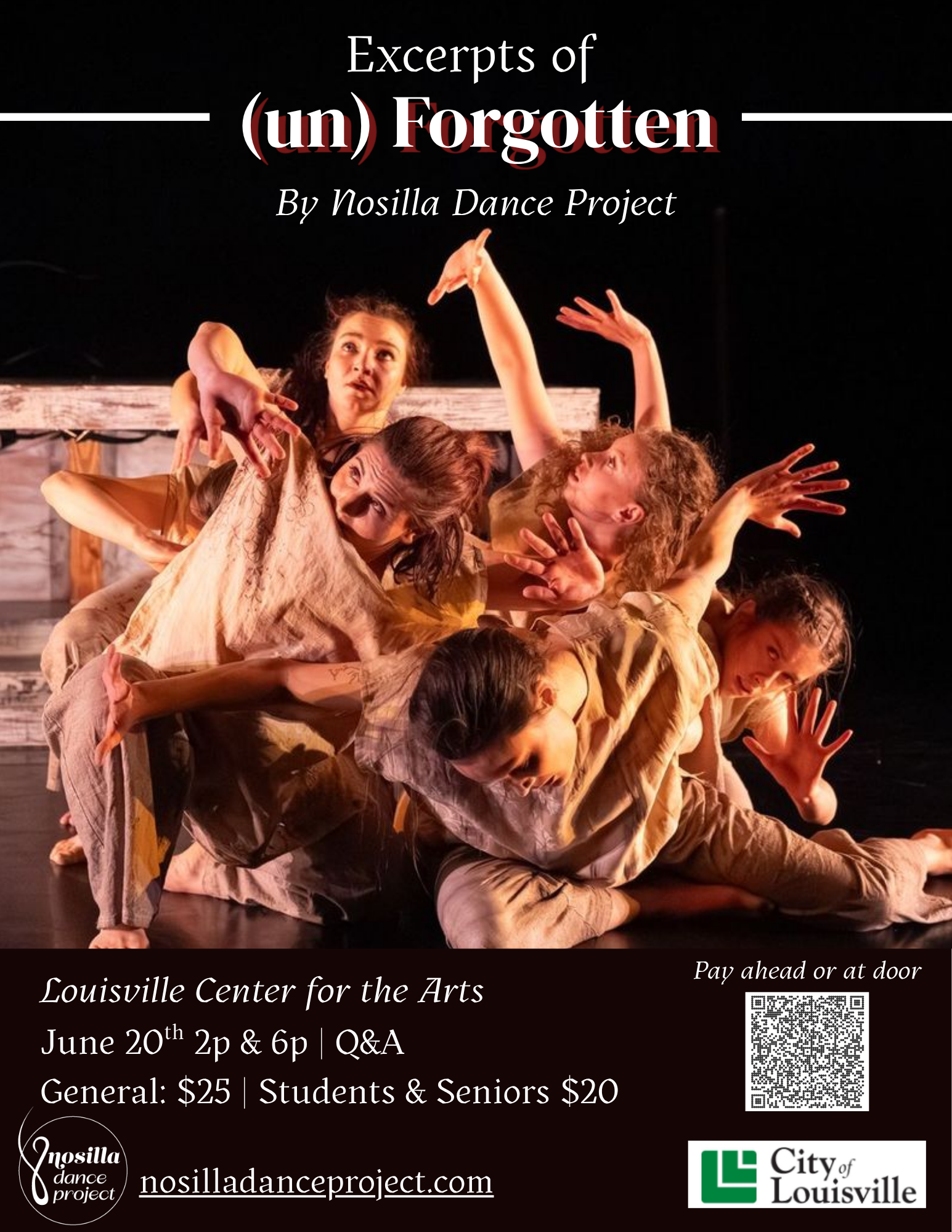 (Un)Forgotten at the Louisville Center for the Arts 6:00 PM Show