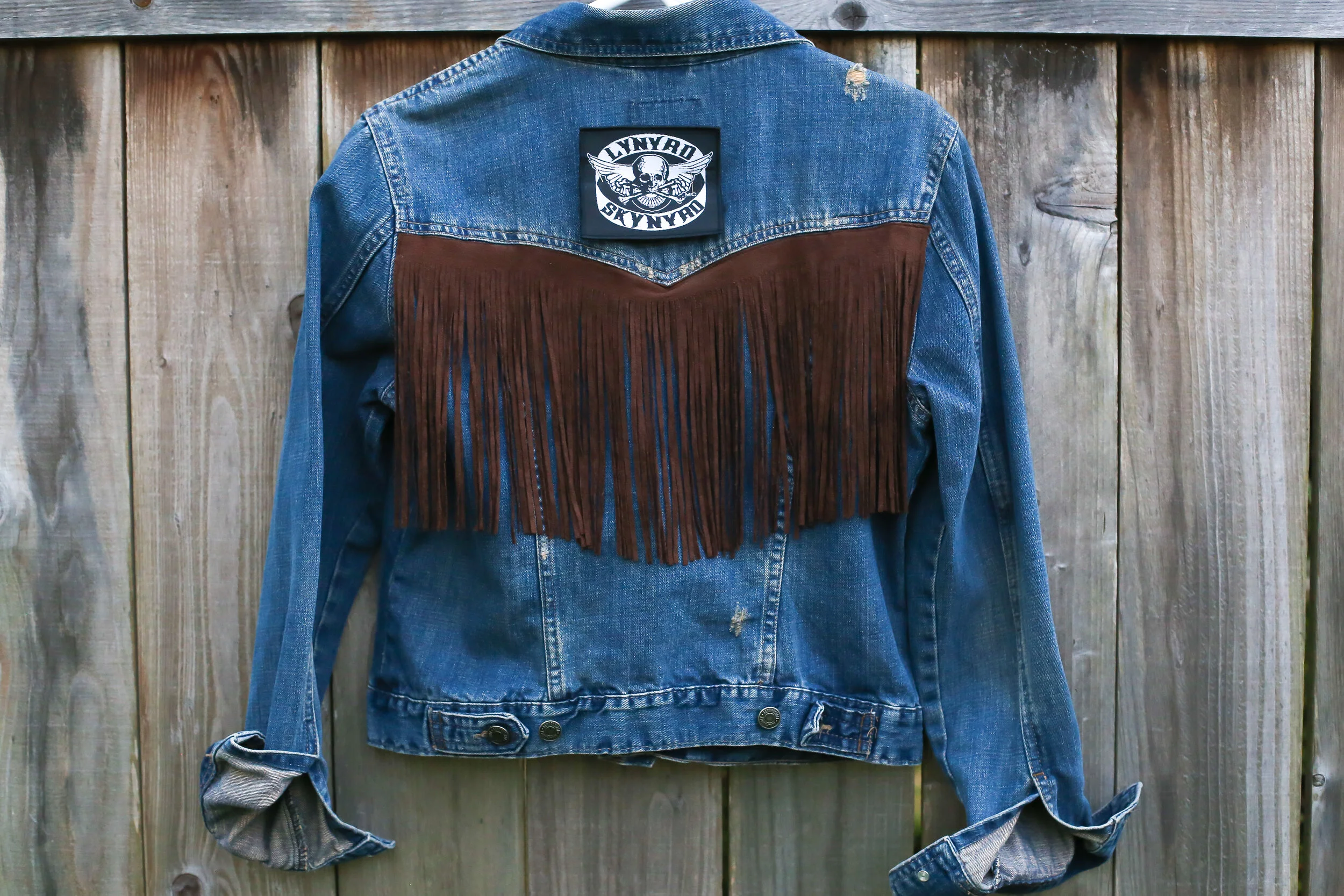 Free Bird Fringed Denim, Adult S/M