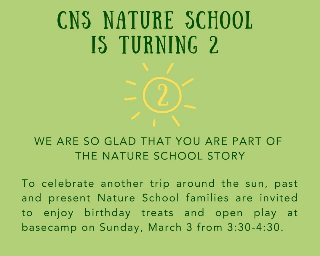 CNS Nature School Turns 2!